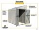 Arrow Yardsaver Steel Storage Shed Pent Roof Eggshell - Image 2