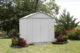 EZEE Shed Steel Storage 8 x 7 ft. Galvanized High Gable Cream - Image 8