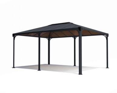 Canopia HG9171 Martinique Hard Top Gazebo, 12′ x 16′, Gray/Bronze Canopia HG9171 Martinique Hard Top Gazebo, 12′ x 16′, Gray/Bronze