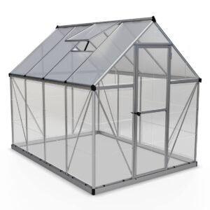 Canopia by Palram Hybrid Hobby 6 ft. x 8 ft. Greenhouse Kit – Hybrid Panels