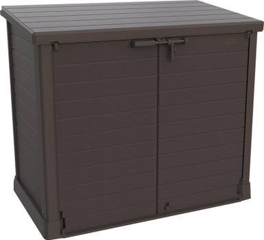 Duramax Storeaway Flat Lid 1200L Brown Duramax Storeaway Flat Lid 1200L Brown