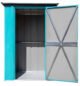 Spacemaker Patio Shed, 4x3, Teal and Anthracite - Image 8