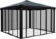 Canopia by Palram Ledro Gazebo 12 x 12 w/screen doors GRAY/BRNZ