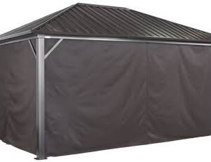 Sojag Curtains for Genova 10 x 14 ft Brown – Gazebo Not Included