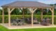 Yardistry Meridian Gazebo with Cedar Wood & Aluminum Roof (12 ft. x 20 ft.)