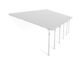 Canopia by Palram Feria 13 ft. x 34 ft. Patio Cover Kit - White, Clear Multi wall - Image 2