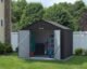 EZEE Shed Steel Storage 10 x 8 ft. Galvanized Extra High Gable Charcoal - Image 7