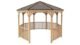 Yardistry Meridian Octagon Gazebo with Cedar Wood & Aluminum Roof (12 ft.)