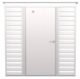 Arrow Select Steel Storage Shed, 6×4, Flute Grey