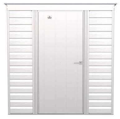 Arrow Select Steel Storage Shed, 6×4, Flute Grey Arrow Select Steel Storage Shed, 6×4, Flute Grey