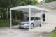 Freestanding Carport/Patio Cover 10 x 20 ft. Eggshell - Image 3