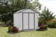 EZEE Shed Steel Storage 8 x 7 ft. Galvanized High Gable Cream with Charcoal Trim - Image 6