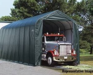 ShelterCoat 15 x 24 ft. Garage Peak Green STD