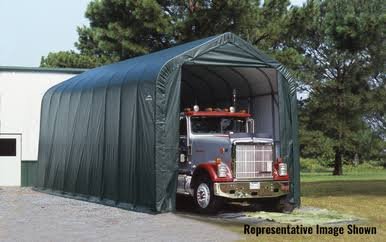 ShelterCoat 15 x 24 ft. Garage Peak Green STD ShelterCoat 15 x 24 ft. Garage Peak Green STD