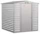 Arrow Select Steel Storage Shed, 6×7, Flute Grey