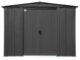 Arrow Classic Steel Storage Shed, 8x6, Charcoal - Image 6