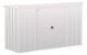 Arrow Classic Steel Storage Shed, 10×4, Flute Grey