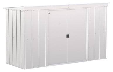 Arrow Classic Steel Storage Shed, 10×4, Flute Grey Arrow Classic Steel Storage Shed, 10×4, Flute Grey