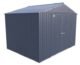 Arrow Elite Steel Storage Shed, 10×8, Blue Grey