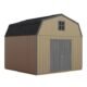 Handy Home DIY Hudson 12 ft. x 12 ft. Wooden Storage Shed with Flooring Included