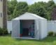 EZEE Shed Steel Storage 10 x 8 ft. Galvanized Extra High Gable Cream - Image 6