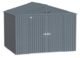 Arrow Elite Steel Storage Shed, 10×8, Anthracite