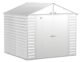 Arrow Select Steel Storage Shed, 8×8, Flute Grey