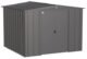 Arrow Classic Steel Storage Shed, 8×8, Charcoal