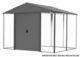 Ironwood Steel Hybrid Shed Kit 8 x 8 ft. Galvanized Anthracite - Image 2