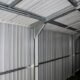 Duramax Imperial Metal Garage Dark Gray with White Trim 12x20 - Image 4