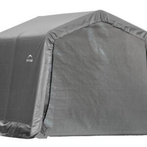 ShelterLogic Shed-in-a-Box 10 x 10 x 8 ft Peak Gray