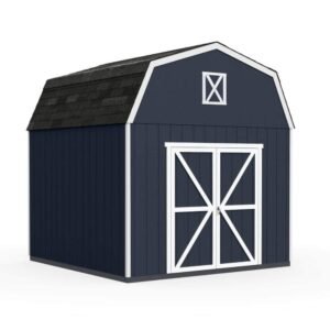 Handy Home DIY Braymore 10 ft. x 10 ft. Wooden Storage Shed with Flooring Included