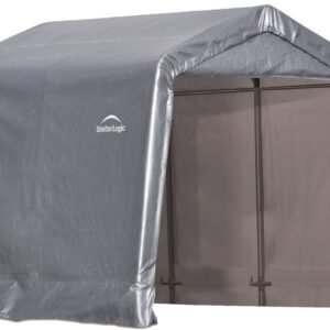ShelterLogic Shed-in-a-Box 8 x 8 x 8 ft Peak Gray