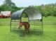 Shelterlogic Corral Shelter Livestock Shade 10 x 10 ft. Powder Coated Green - Image 6