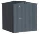 Arrow Elite Steel Storage Shed, 6x6, Anthracite - Image 3