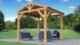 Yardistry Meridian Pavilion with Cedar Wood & Aluminum Roof (10 ft. x 10 ft.) - Image 5