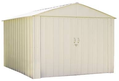 Arrow Commander 10 x 10 ft. Steel Storage Building Eggshell Arrow Commander 10 x 10 ft. Steel Storage Building Eggshell