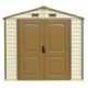 Duramax 8x6 StoreAll Vinyl Shed with Foundation - Image 4