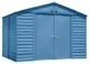 Arrow Select Steel Storage Shed, 10x8, Blue Grey - Image 5