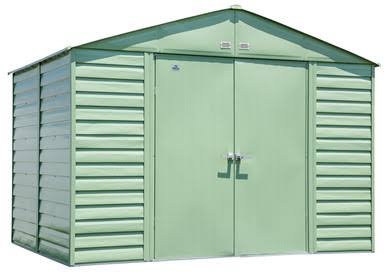 Arrow Select Steel Storage Shed, 10×8, Sage Green Arrow Select Steel Storage Shed, 10×8, Sage Green