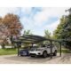 Canopia By Palram Arizona Double Wings 16ft. x 19 ft. Carport Kit – Grey Structure & Corrugated Solar Grey Panels