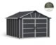 Canopia by Palram Yukon 11 ft. x 13 ft. Garage Shed Kit - Dark Grey - Image 2