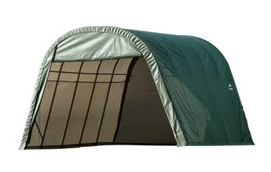 ShelterCoat 13 x 20 ft. Wind and Snow Rated Garage Round Green STD ShelterCoat 13 x 20 ft. Wind and Snow Rated Garage Round Green STD