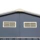 Duramax Imperial Metal Garage Dark Gray with White Trim 12x26 - Image 2