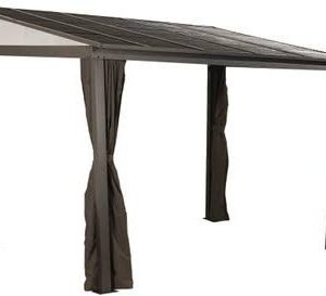 Sojag Portland Wall Gazebo 8×12 – Brown
