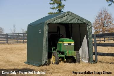 ShelterCoat 10 x 8 ft. Garage Peak Green STD ShelterCoat 10 x 8 ft. Garage Peak Green STD