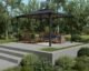Canopia HG9171 Martinique Hard Top Gazebo, 12' x 16', Gray/Bronze - Image 5