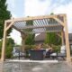 Yardistry 10' x 12' Meridian Wood Room with Louvered Roof - Image 9