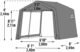 ShelterLogic Shed-in-a-Box 8 x 8 x 8 ft Peak Gray - Image 4