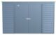 Arrow Select Steel Storage Shed, 10×4, Blue Grey